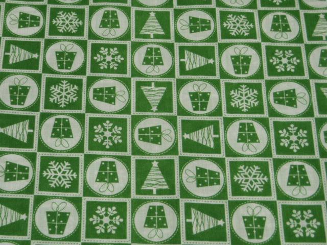 Christmas Giftbox - Poly/Cotton Print