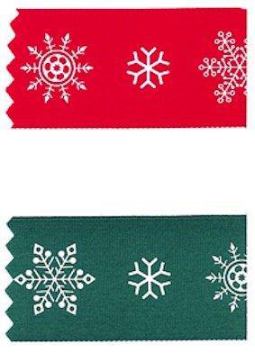 Snowflake Satin Ribbon
