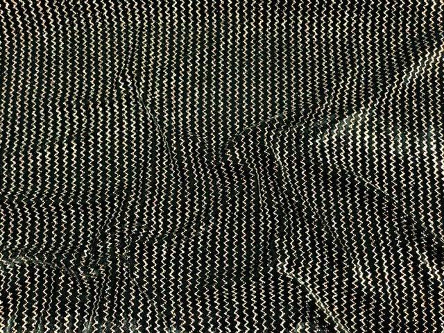 Zig Zag - Glitter Velvet - Cheap Fabrics